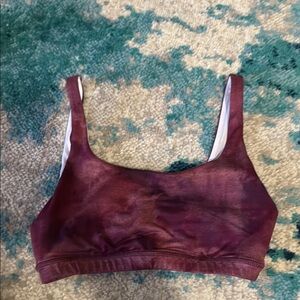 Fleo Burgundy Sports Bra